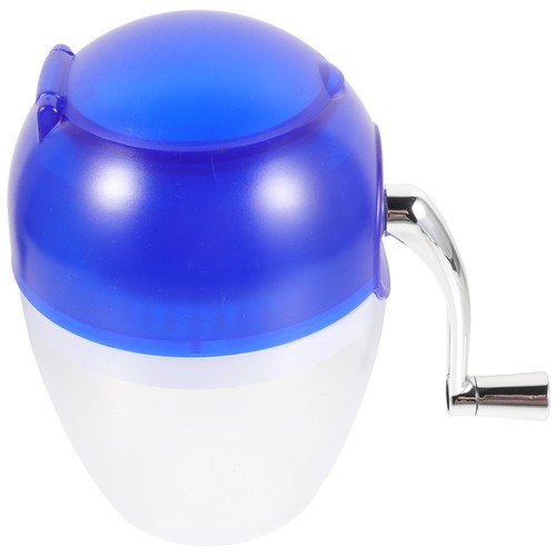 Blue plastic manual ice - manual,