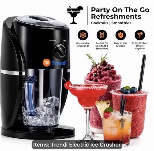 Trendi electric ice crusher - electric, &