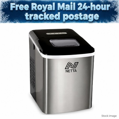 Silver ice maker - silver,